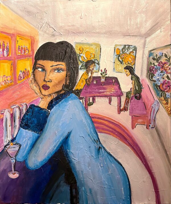 Girl at the Bar 50x60